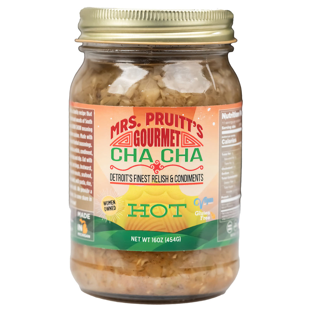 Mrs. Pruitt's Gourmet CHA CHA Caliente 16 oz.