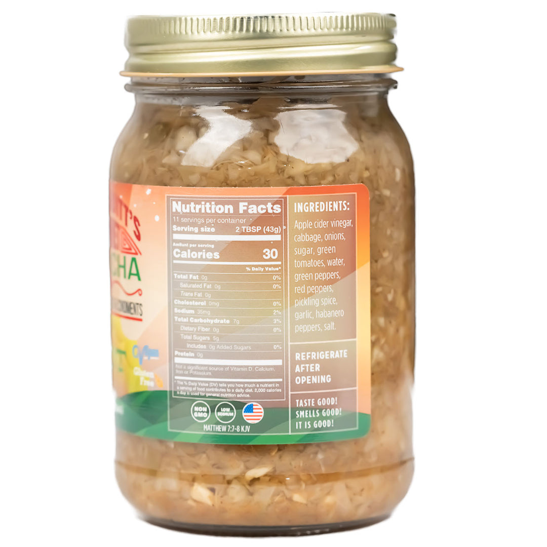 Mrs. Pruitt's Gourmet CHA CHA Caliente 16 oz.