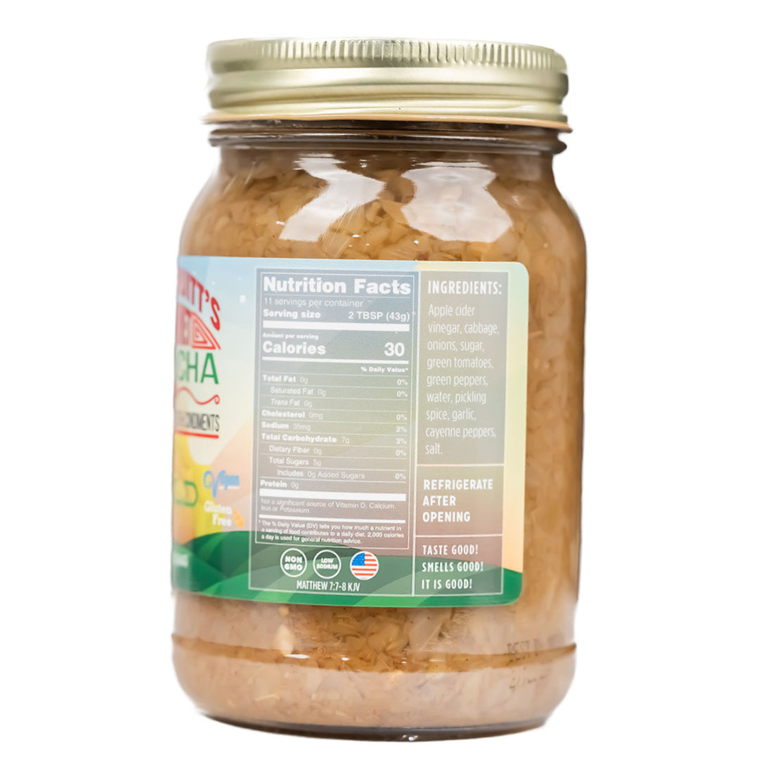 Mrs. Pruitt's Gourmet CHA CHA Mild 16oz