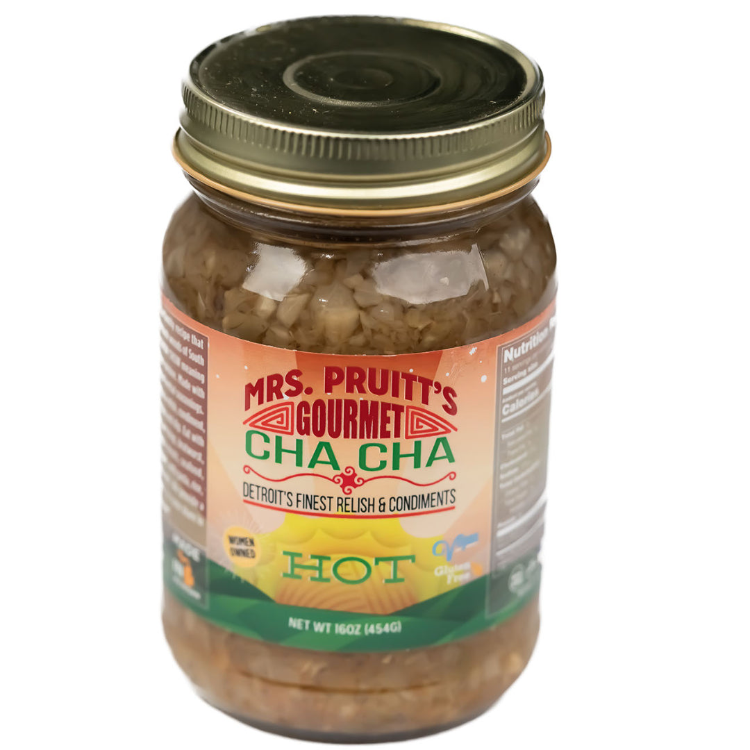Mrs. Pruitt's Gourmet CHA CHA Caliente 16 oz.