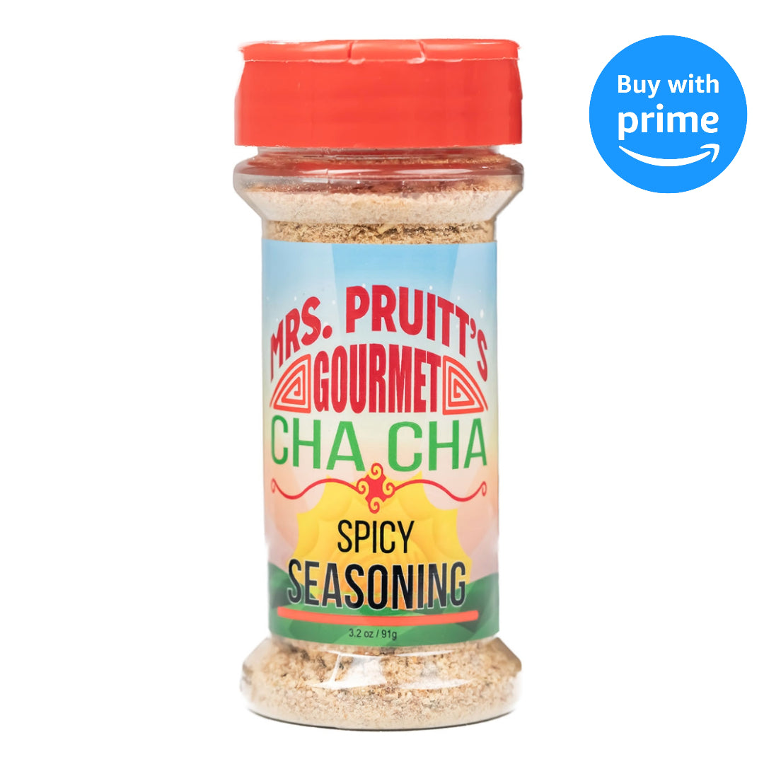 Mrs. Pruitt s Gourmet CHA CHA Spicy Seasoning 3.2 oz