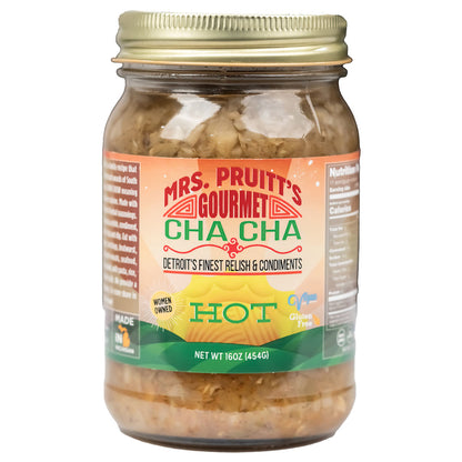 Mrs. Pruitt's Gourmet CHA CHA Caliente 16 oz.