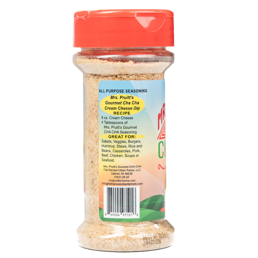 Mrs. Pruitt s Gourmet CHA CHA Spicy Seasoning 3.2 oz