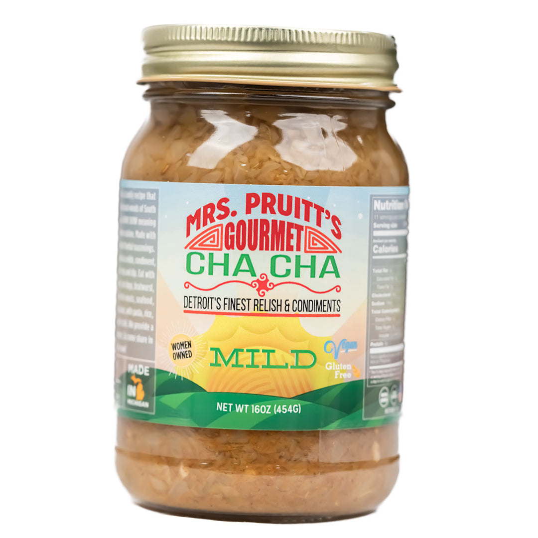 Bundle Mrs. Pruitt s Gourmet CHA CHA Mild and Mrs. Pruitt s Gourmet CHA CHA Motor City Heat